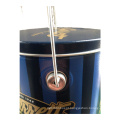 Tubby Metal Popcorn Tin Box &amp; Tin Bucket Series Cubeta Estanho